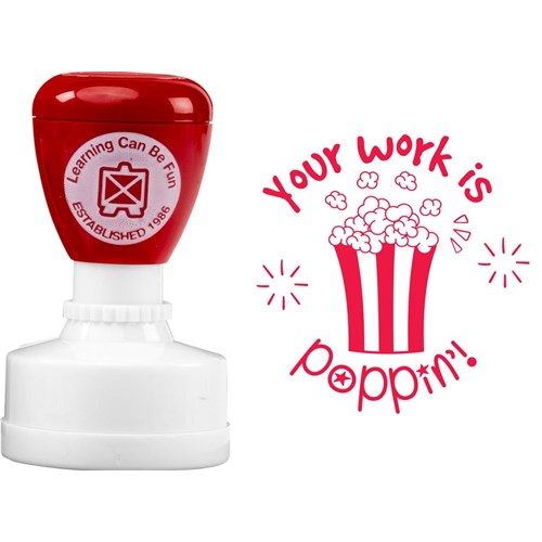 Your Work is Poppin' Merit Stamp 1